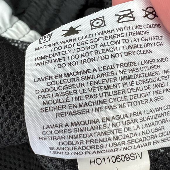 Nike Men's Jogger Pants Size Large Black/White Elastic Waist Athletic Sweatpants - Picture 12 of 12